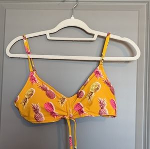 aerie pineapple Bathing Suit Top